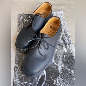 Dr Martens 1461 Made In England 3 Eye Oxford Shoes In Black Size UK 6 (US 7/7.5)